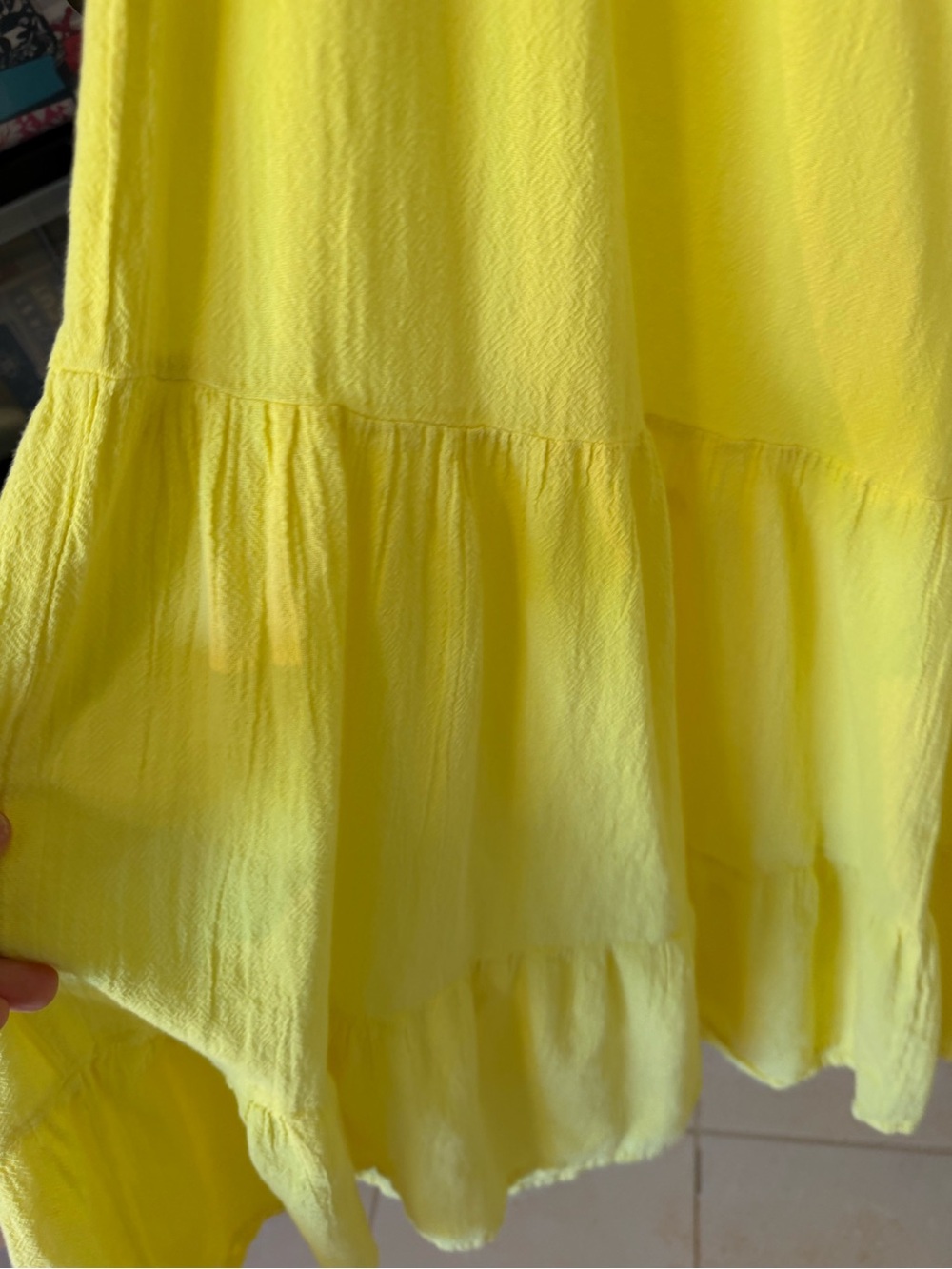 Oh My Gauze! Bright Yellow Lightweight Two-Piece Pantsuit - Picture 9 of 12